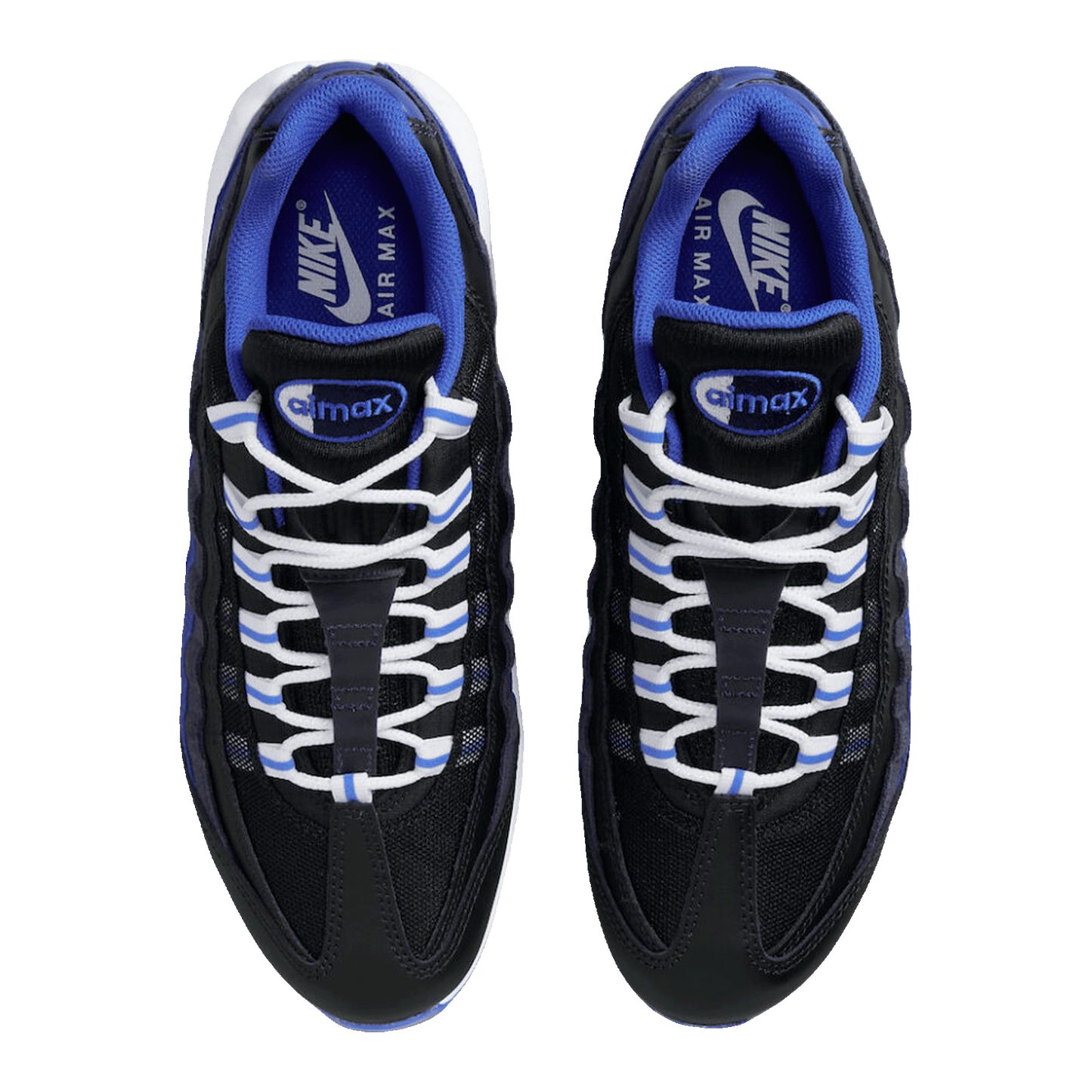 Nike Air Max 95 Black Team Royal Oben