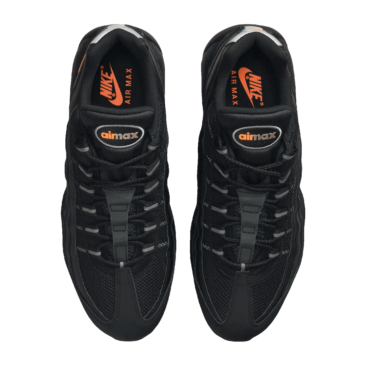 Nike Air Max 95 Black Total Orange Oben