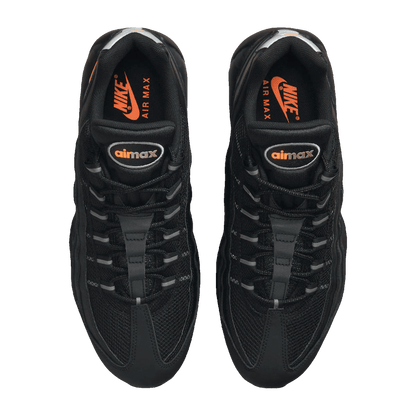 Nike Air Max 95 Black Total Orange Oben