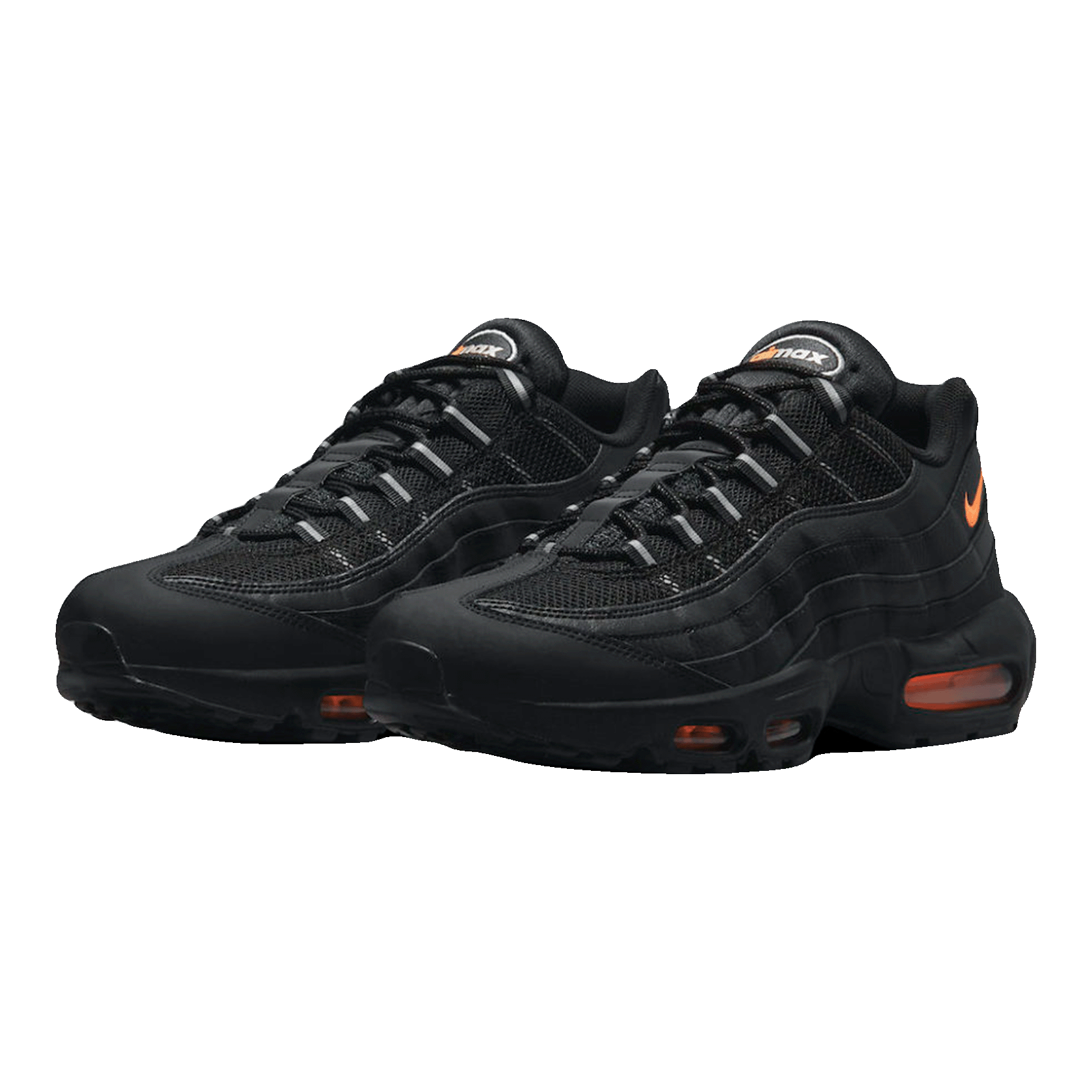 Nike Air Max 95 Black Total Orange Side