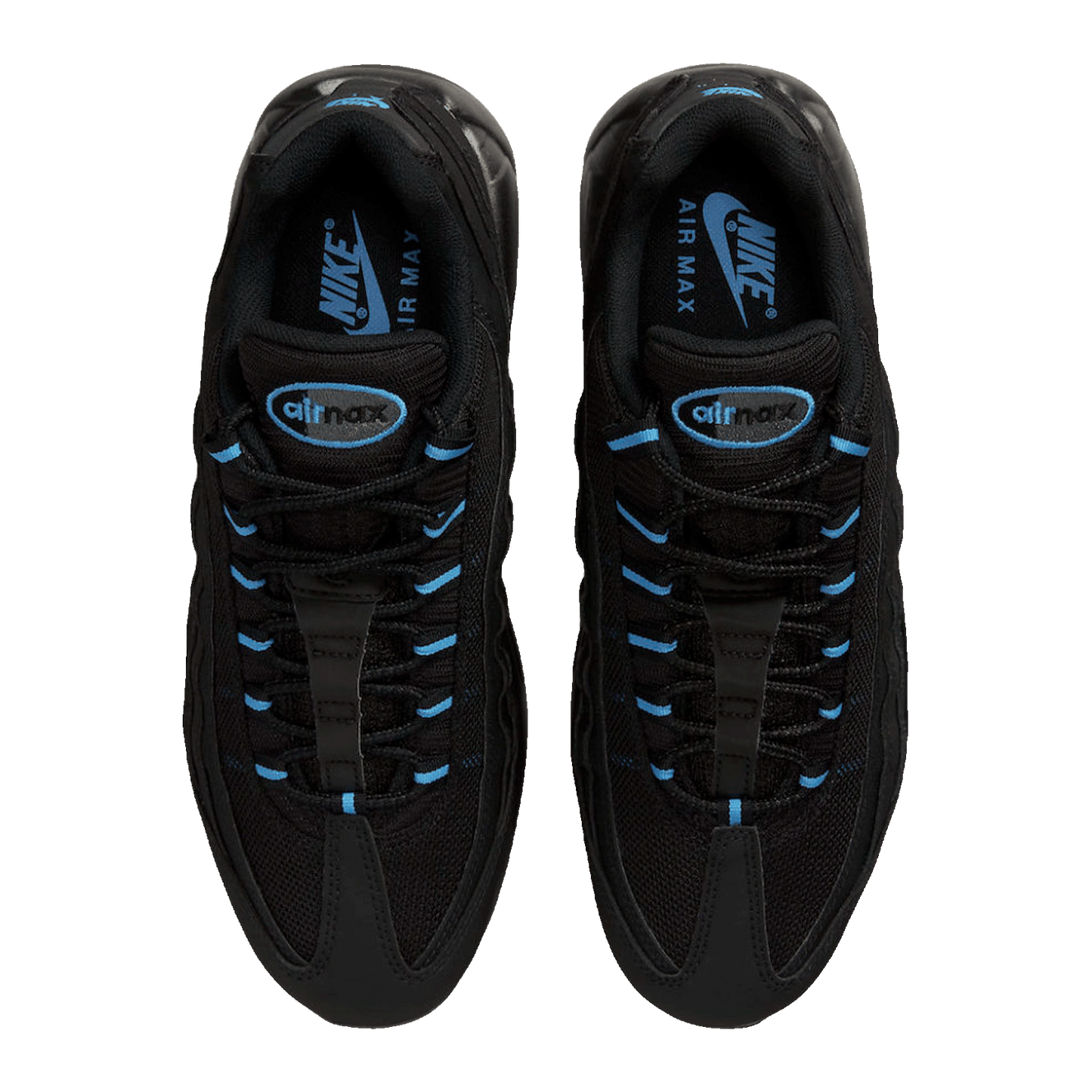 Nike Air Max 95 Black University Blue Oben