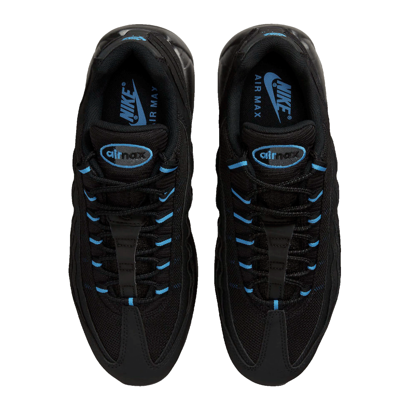 Nike Air Max 95 Black University Blue Oben