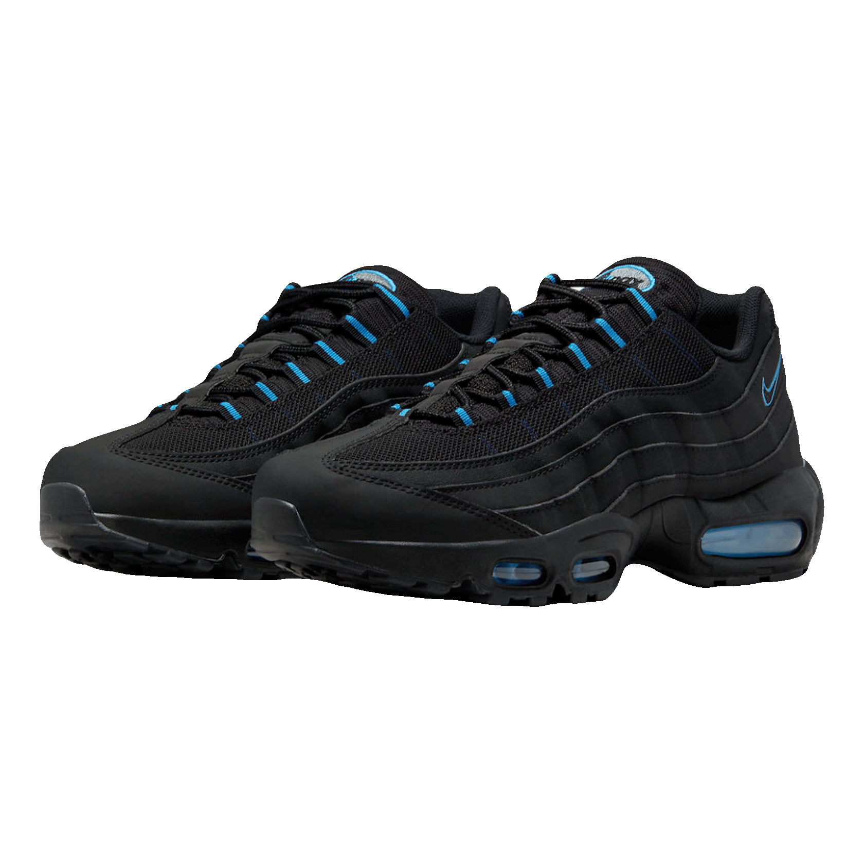 Nike Air Max 95 Black University Blue Side