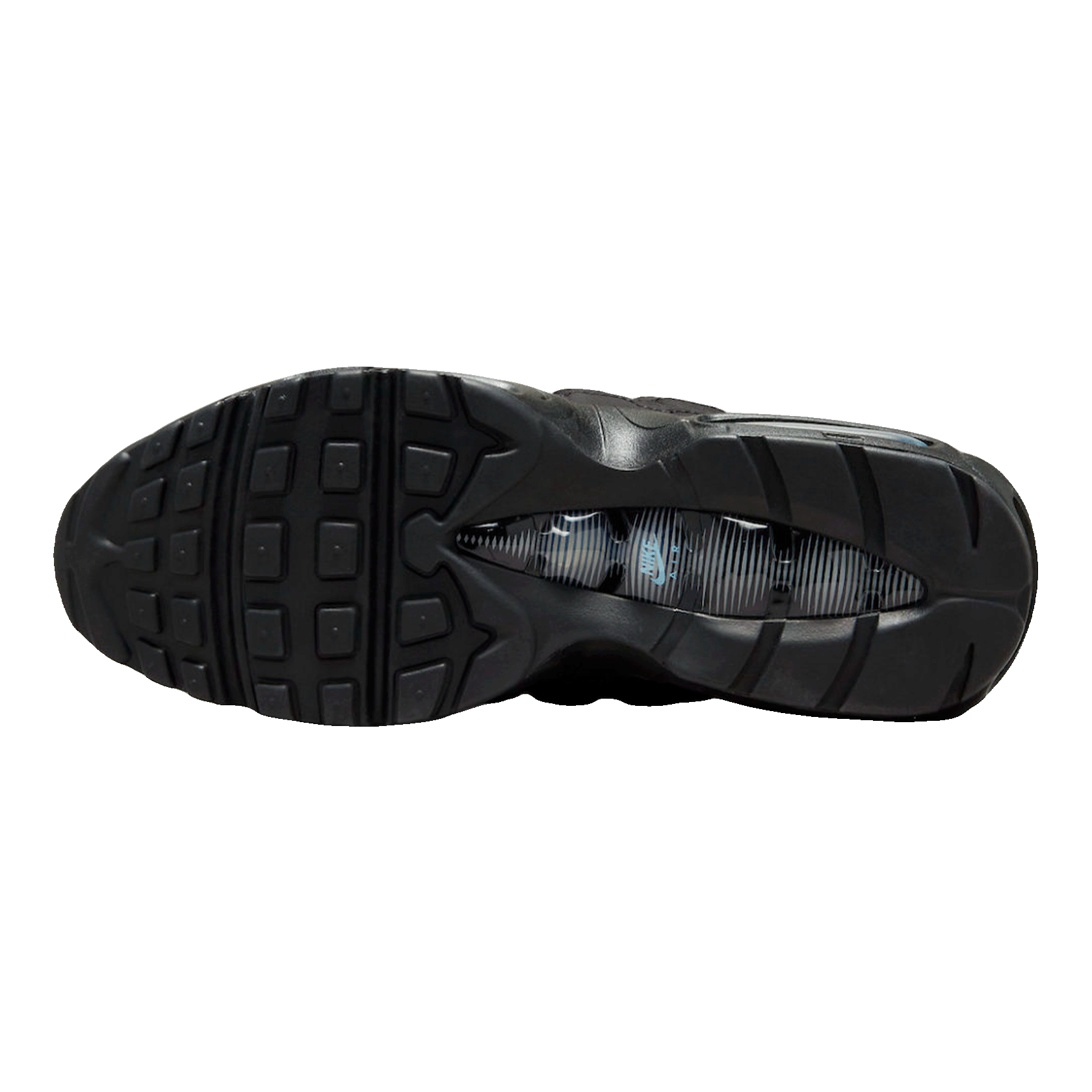 Nike Air Max 95 Black University Blue Sohle