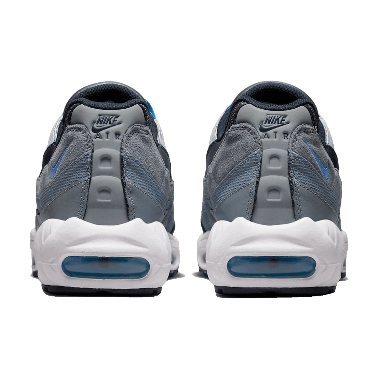 Nike Air Max 95 Cool Grey University Blue Dark Obsidian Back