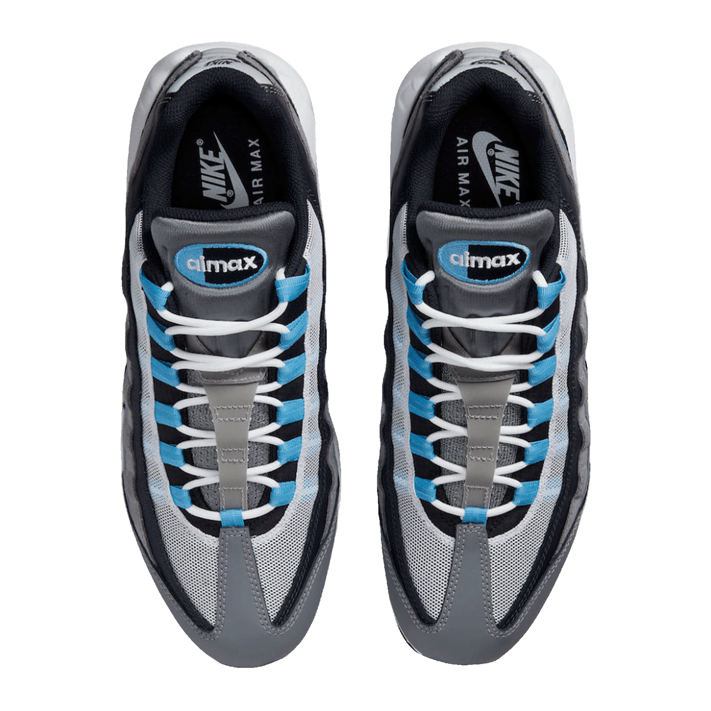Nike Air Max 95 Cool Grey University Blue Dark Obsidian Oben