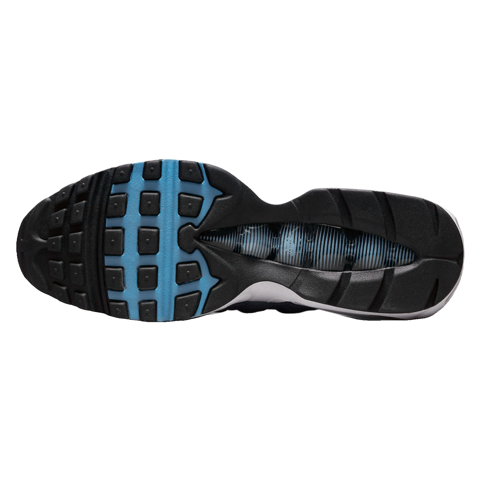 Nike Air Max 95 Cool Grey University Blue Dark Obsidian Sohle
