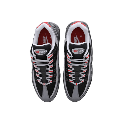 Nike Air Max 95 Essential Particle Grey Track Red Oben