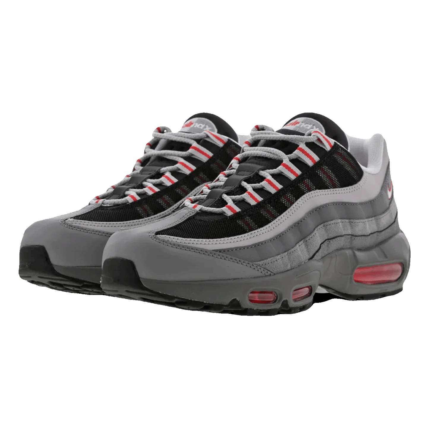 Nike Air Max 95 Essential Particle Grey Track Red Side