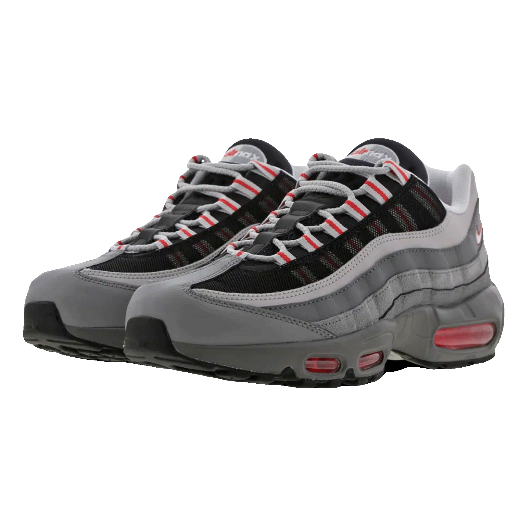 Nike Air Max 95 Essential Particle Grey Track Red Side