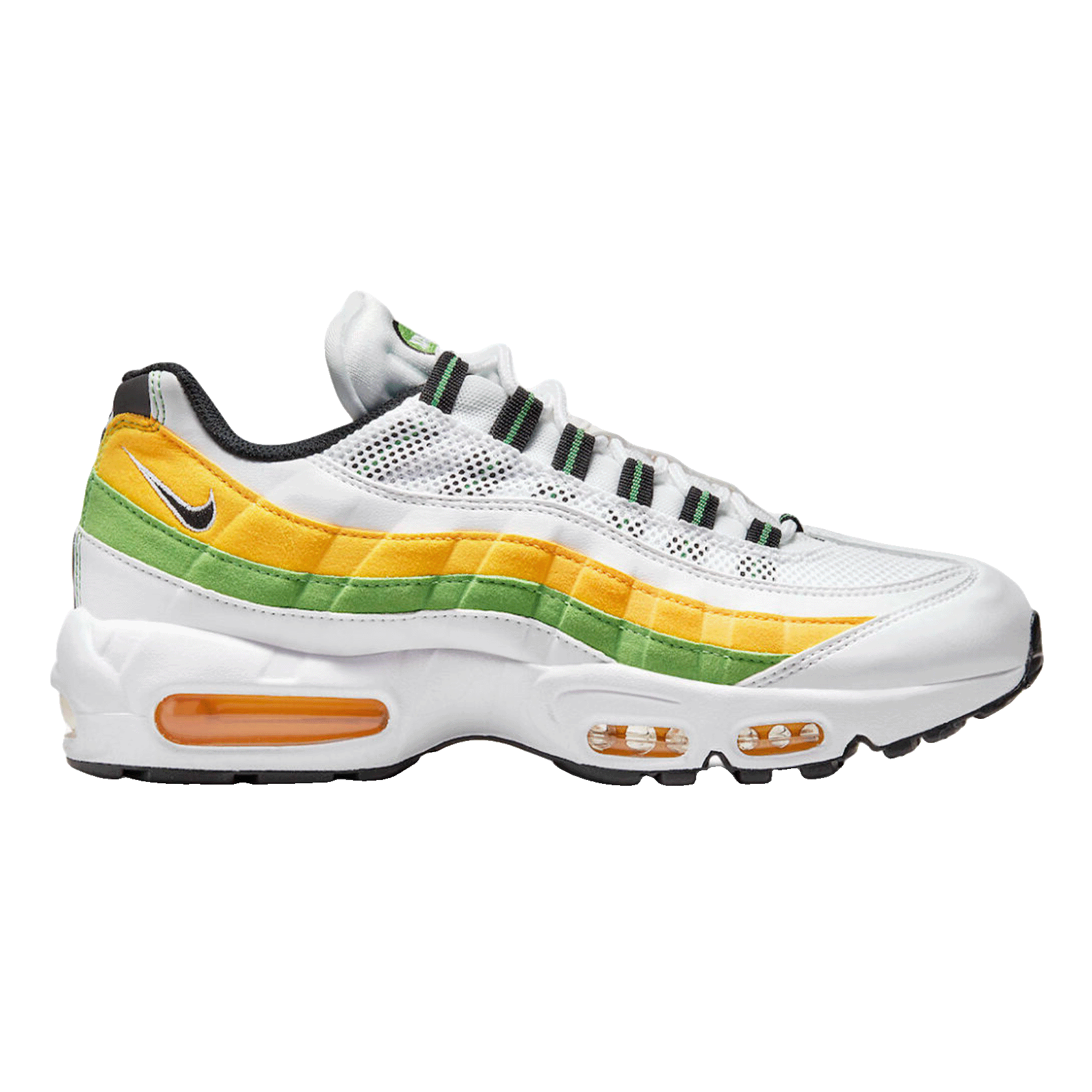 Nike Air Max 95 Essential White Green Apple Tour Yellow