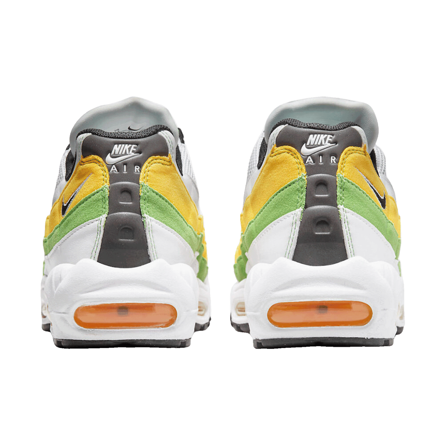 Nike Air Max 95 Essential White Green Apple Tour Yellow Back
