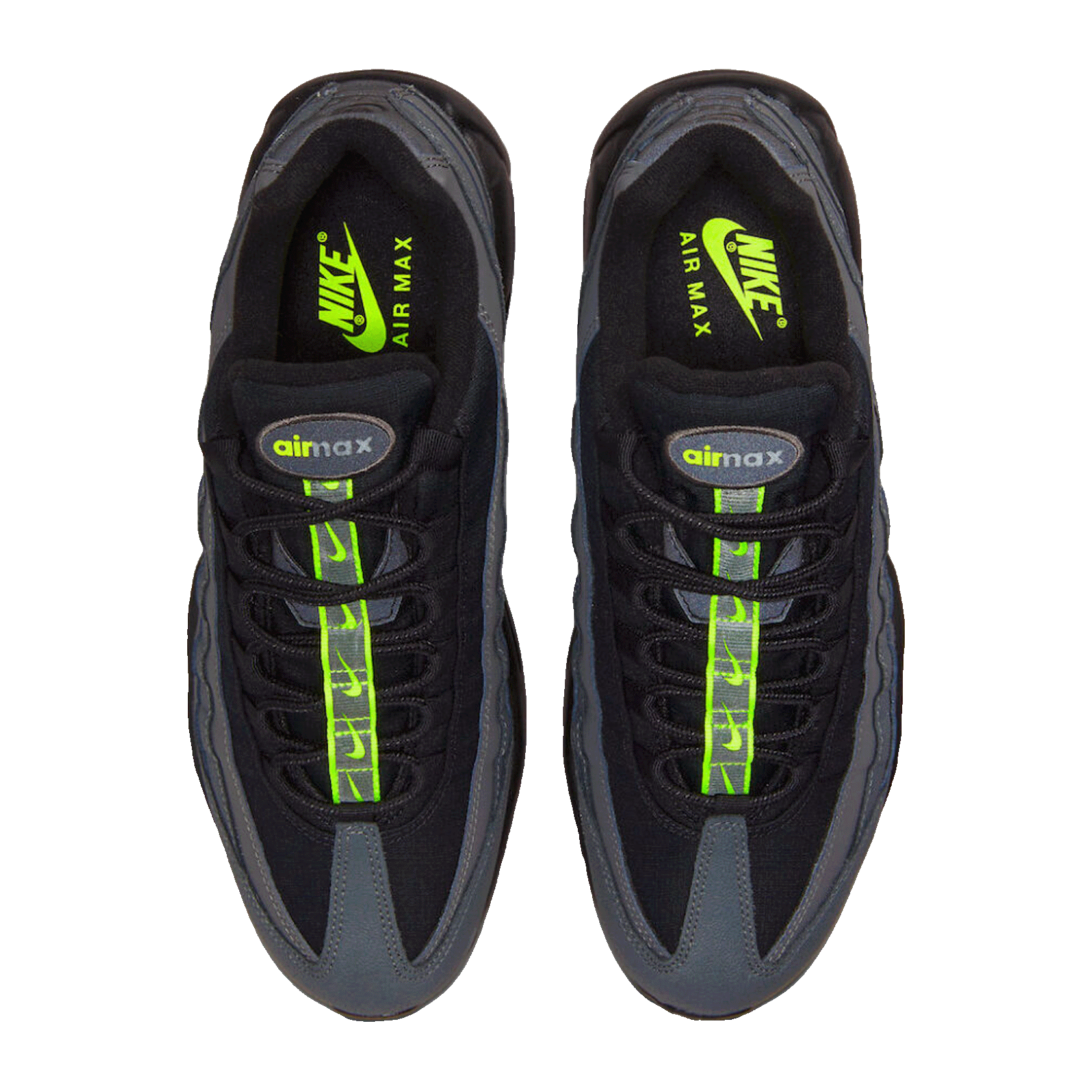 Nike Air Max 95 Grey Black Volt Oben