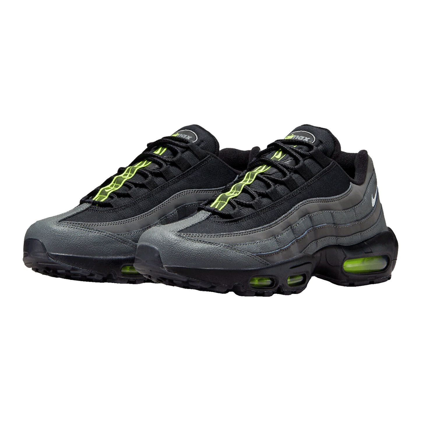 Nike Air Max 95 Grey Black Volt Side