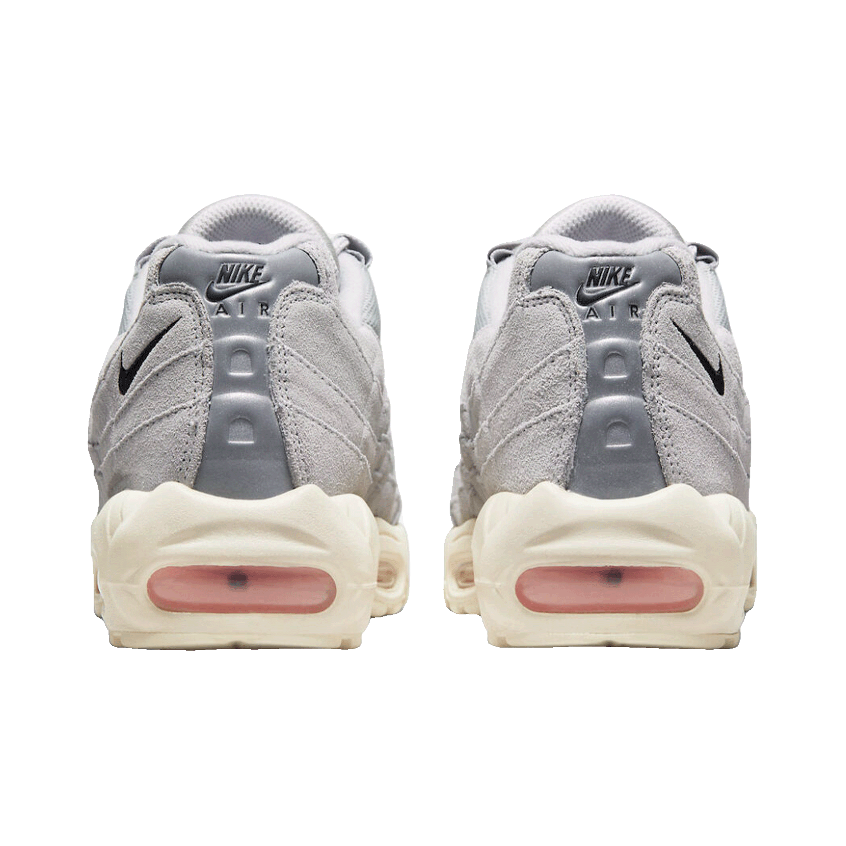 Nike Air Max 95 Grey Fog Pink Foam Back