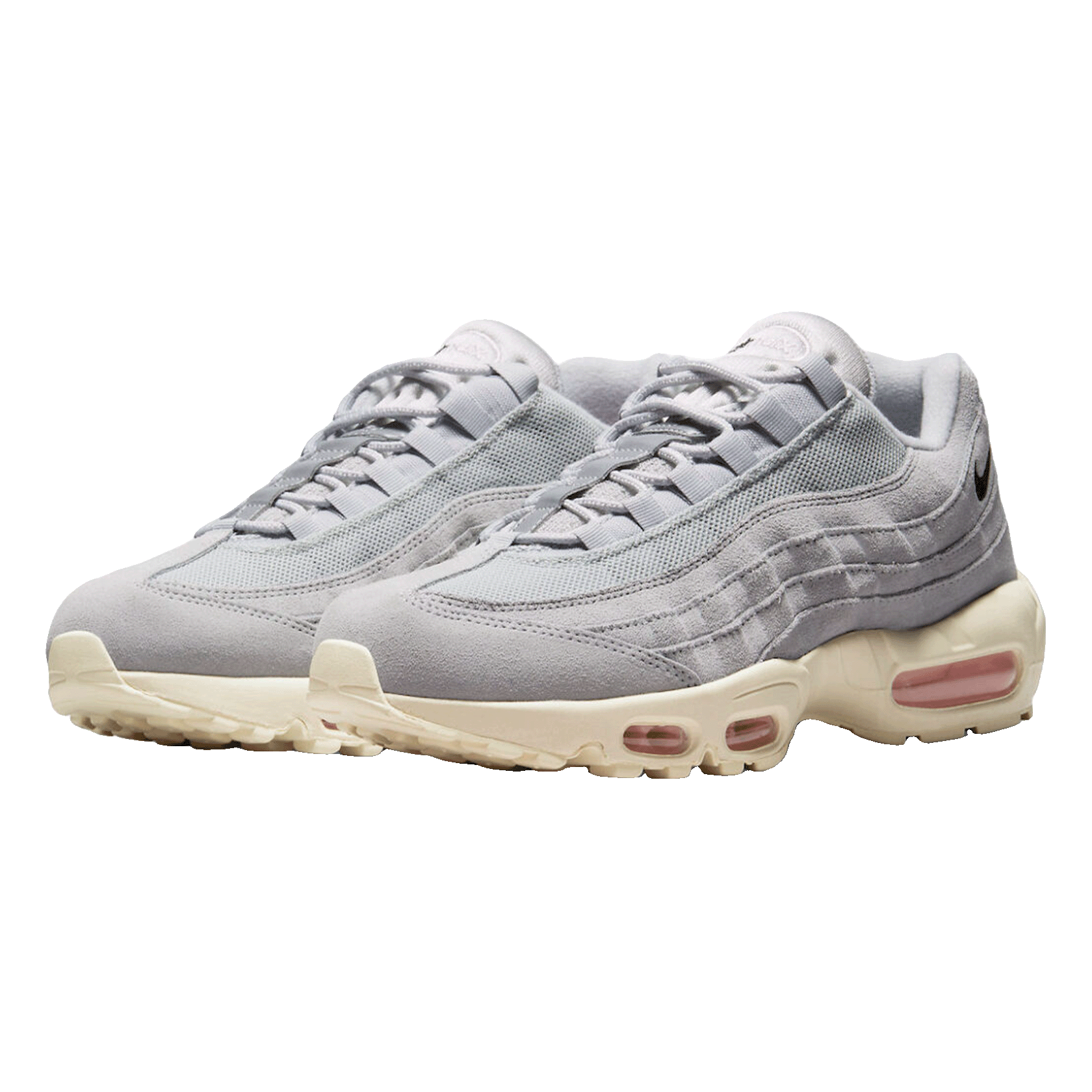Nike Air Max 95 Grey Fog Pink Foam Side