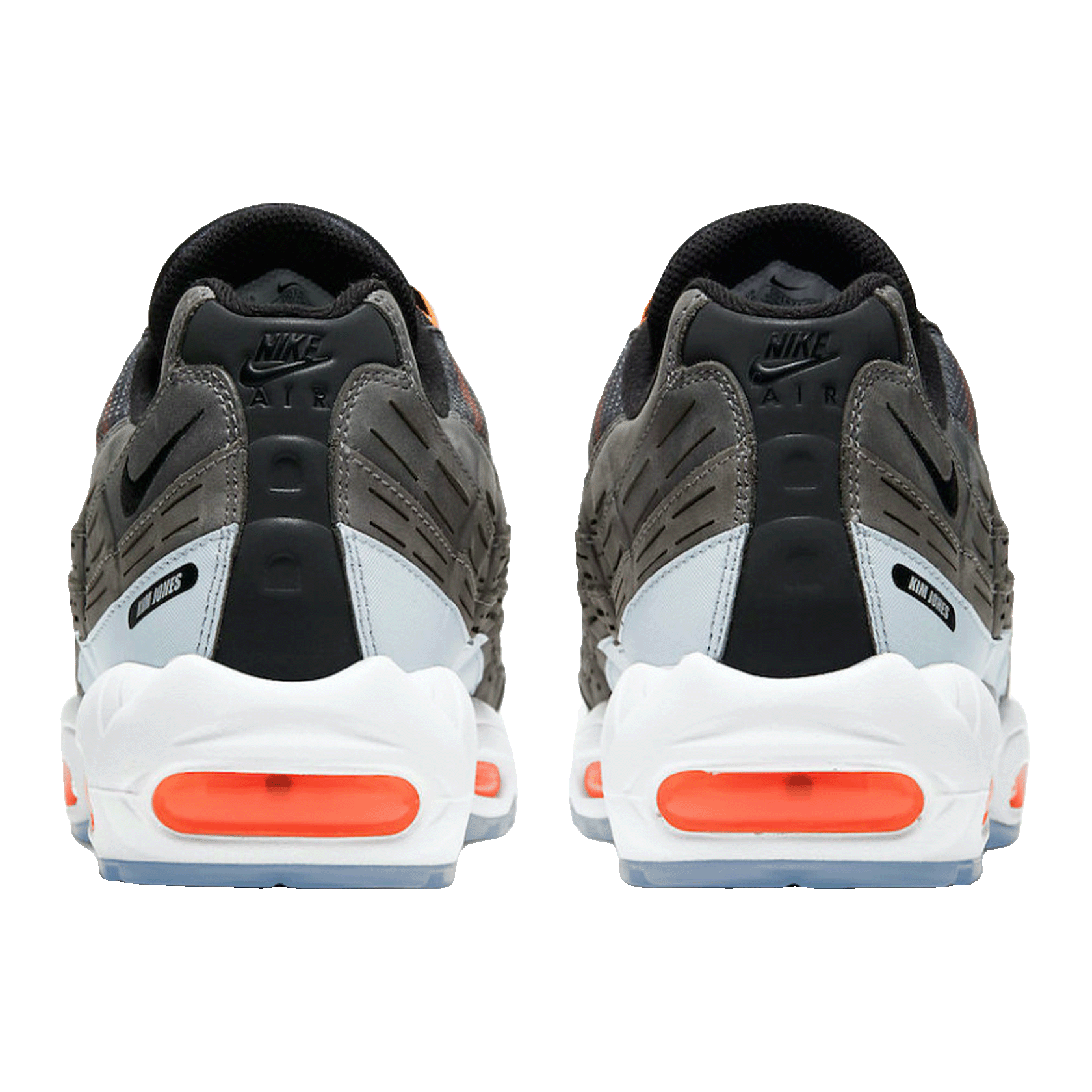 Nike Air Max 95 Kim Jones Black Total Orange Back