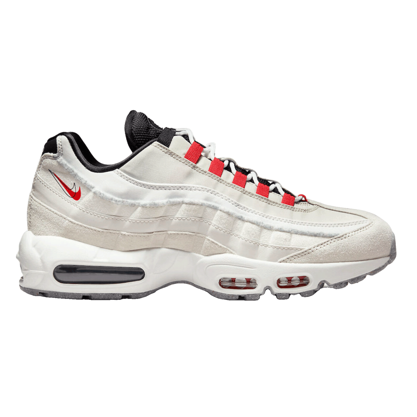 Nike Air Max 95 Light Bone Habanero Red