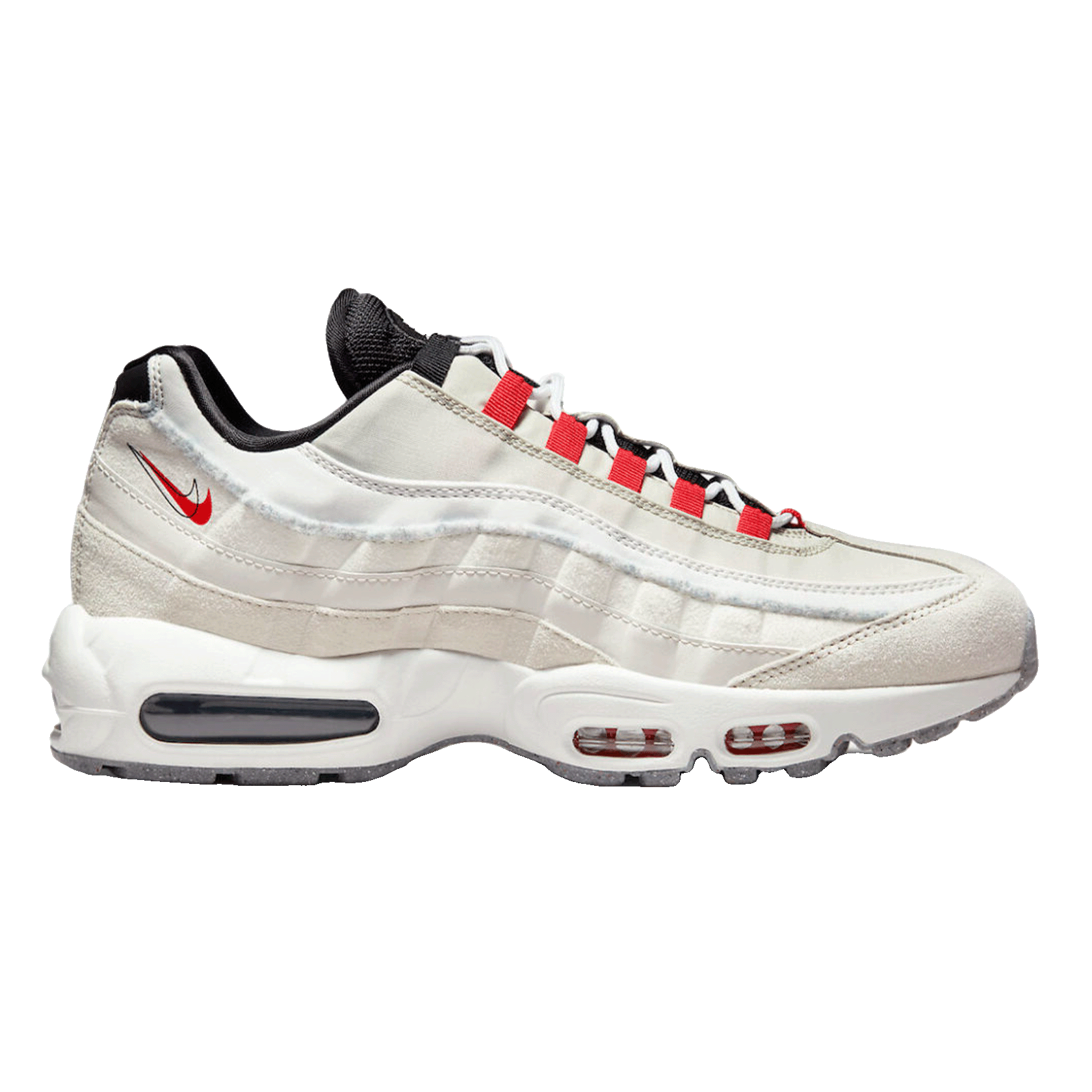 Nike Air Max 95 Light Bone Habanero Red
