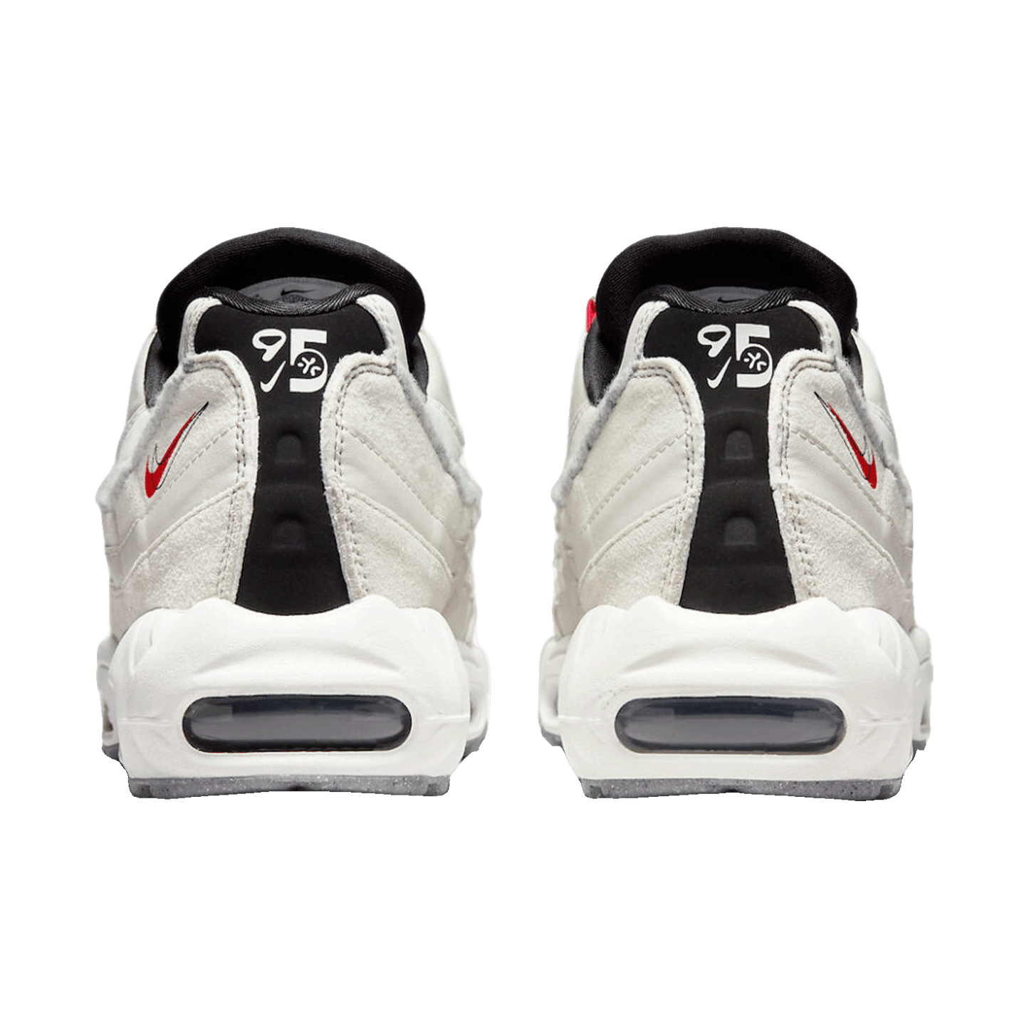 Nike Air Max 95 Light Bone Habanero Red Back