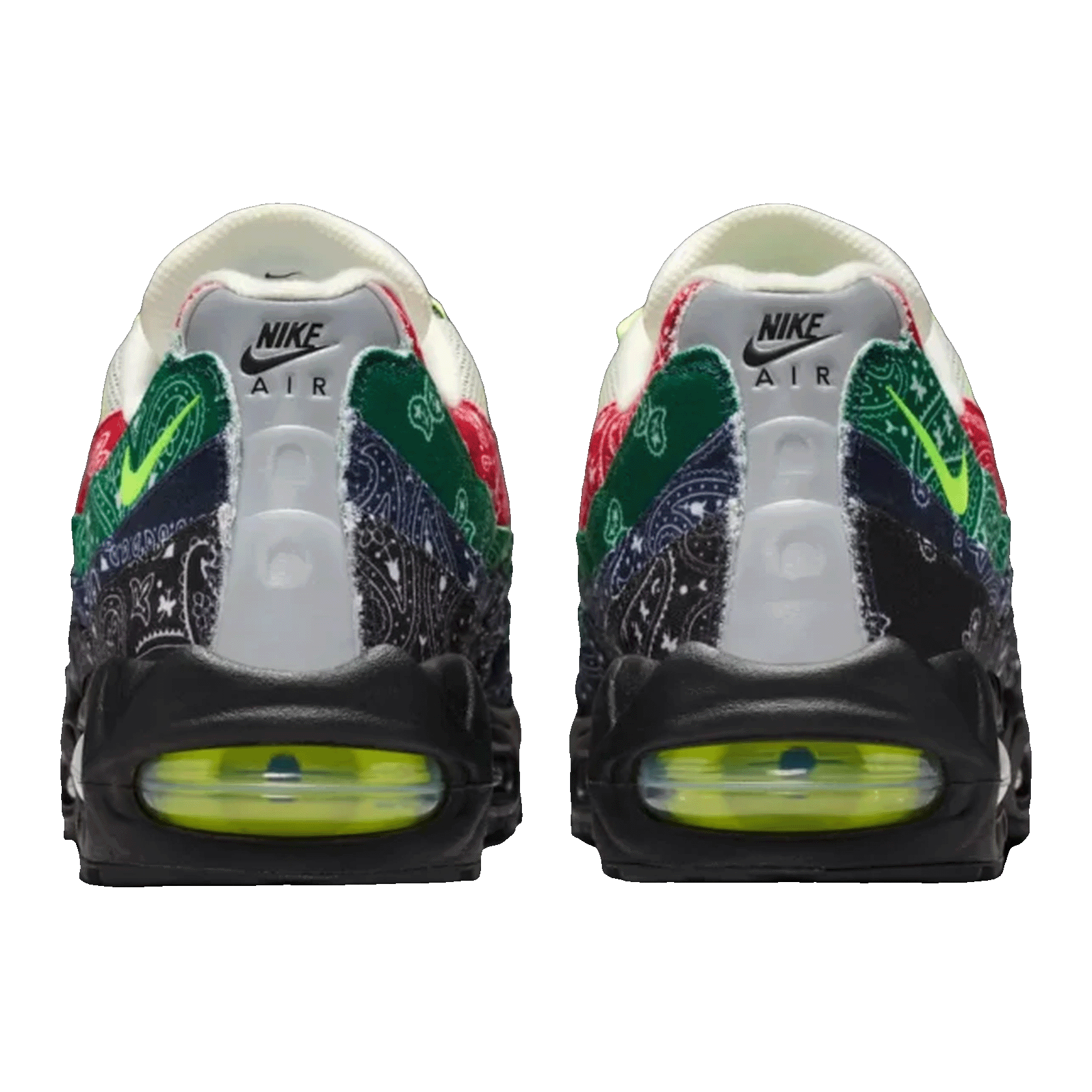Nike Air Max 95 OG Big Bubble Neon Paisley Bandana Back IQ0620-100