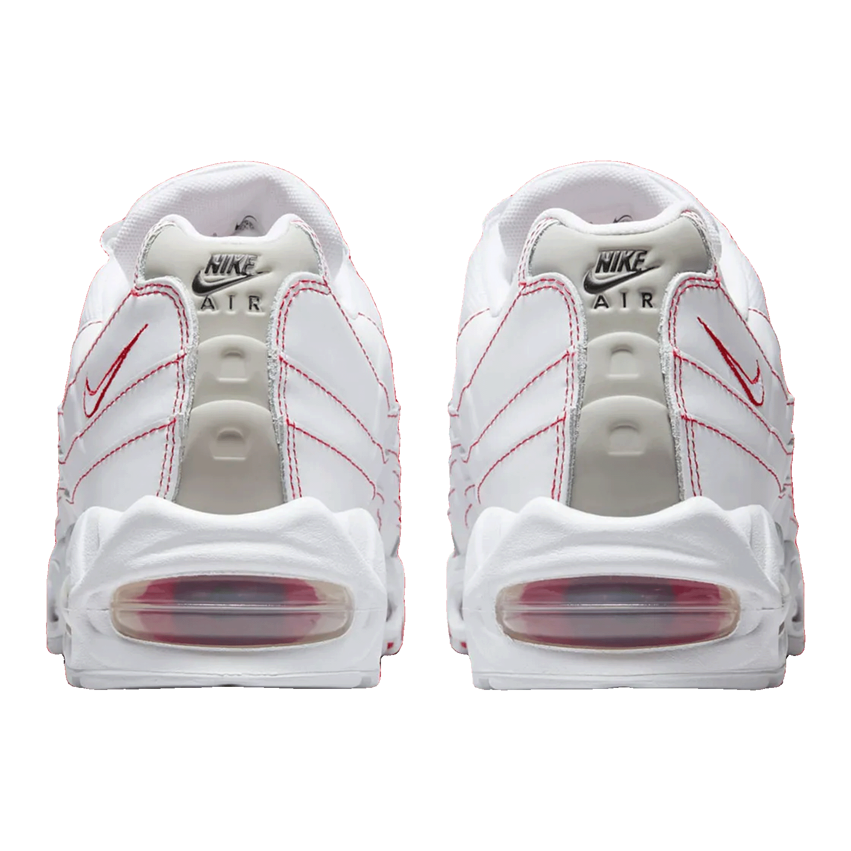 Nike Air Max 95 OG Big Bubble White University Red Back