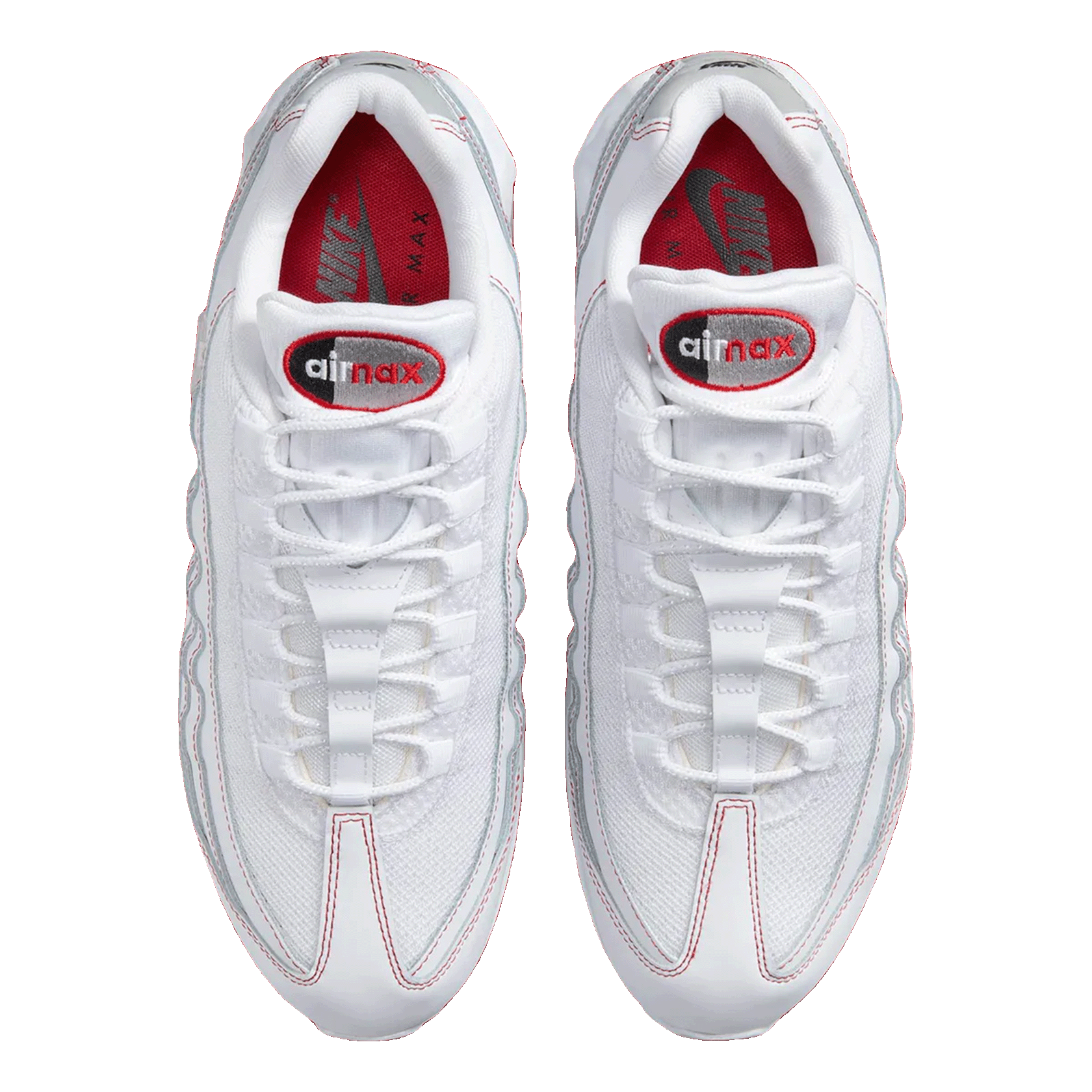 Nike Air Max 95 OG Big Bubble White University Red Oben