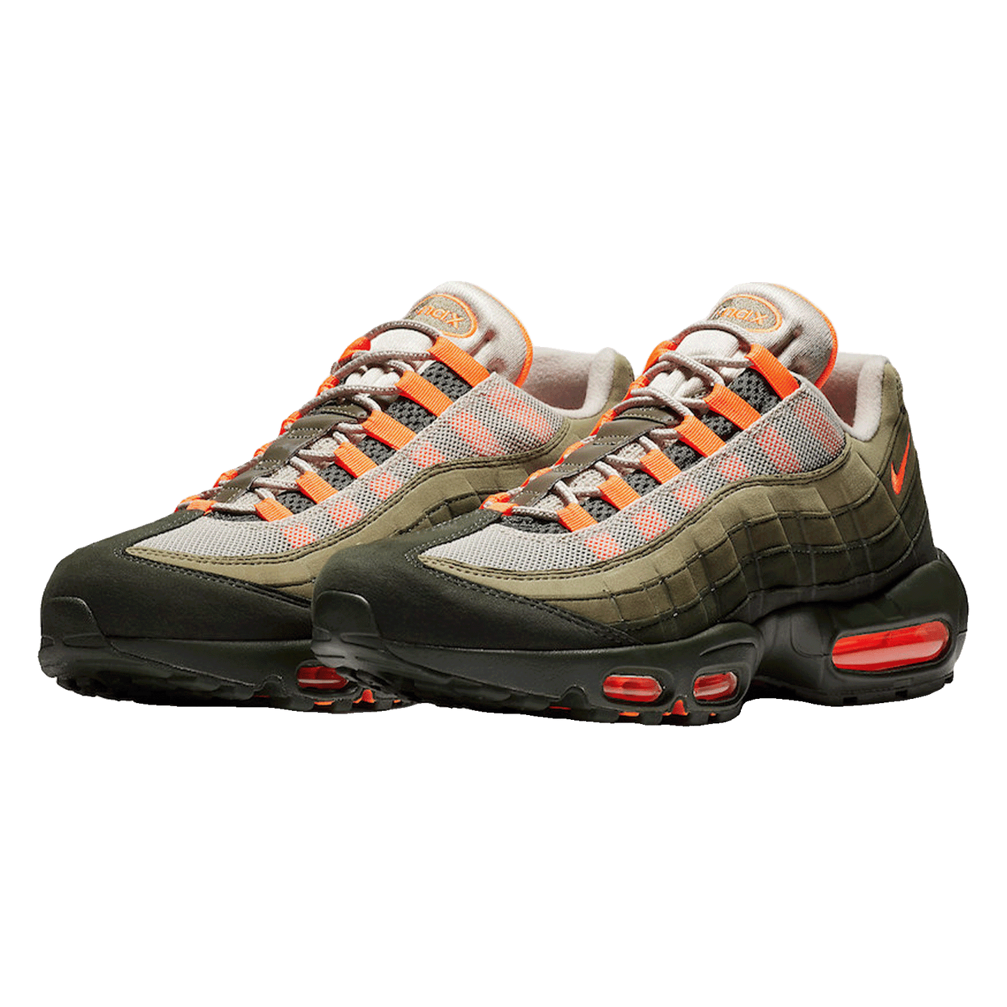 Nike Air Max 95 OG Neutral Olive Total Orange Side