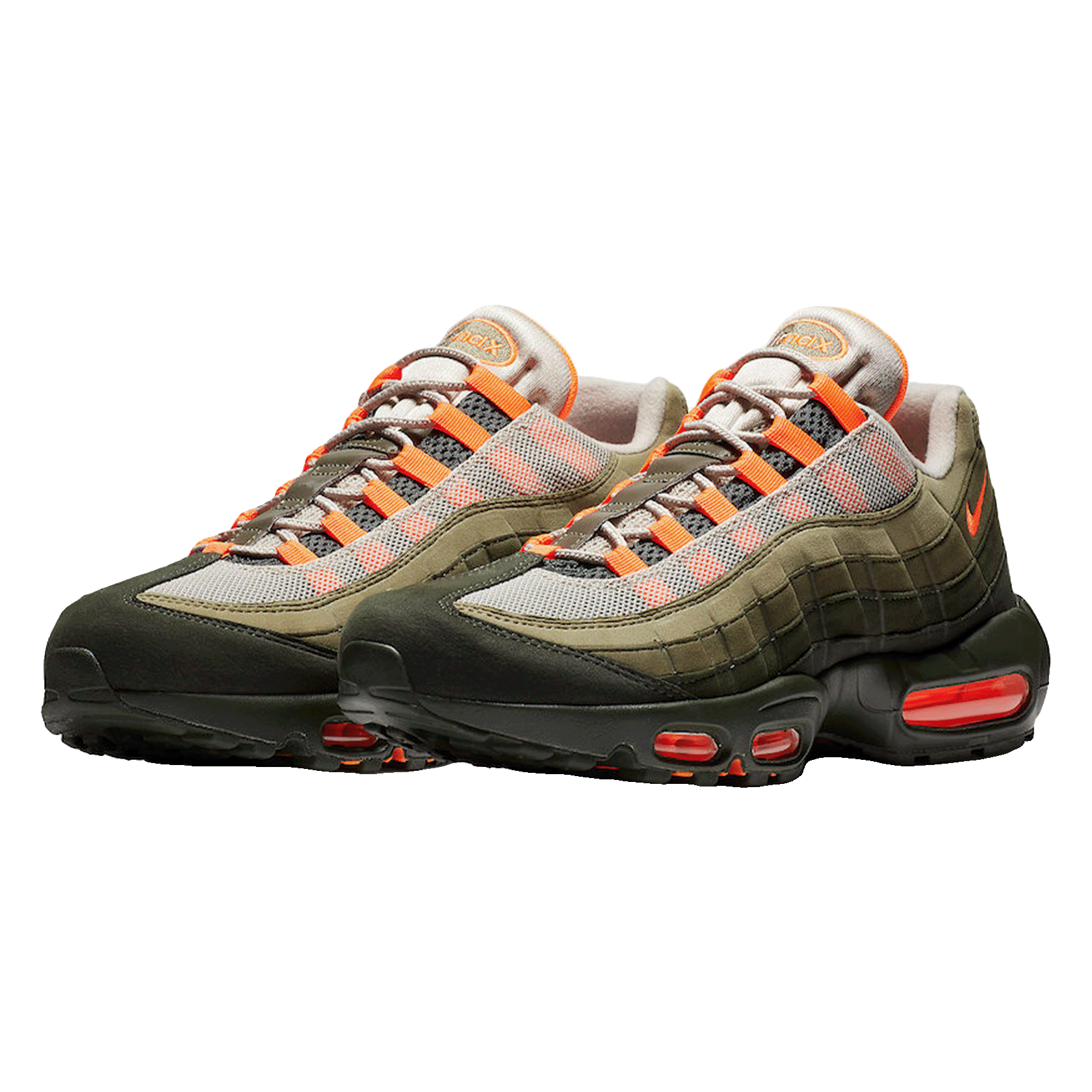 Nike Air Max 95 OG Neutral Olive Total Orange Side