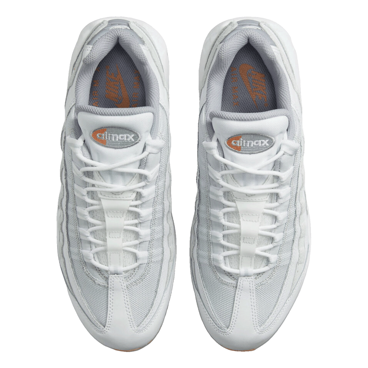 Nike Air Max 95 Pure Platinum Hot Curry Oben
