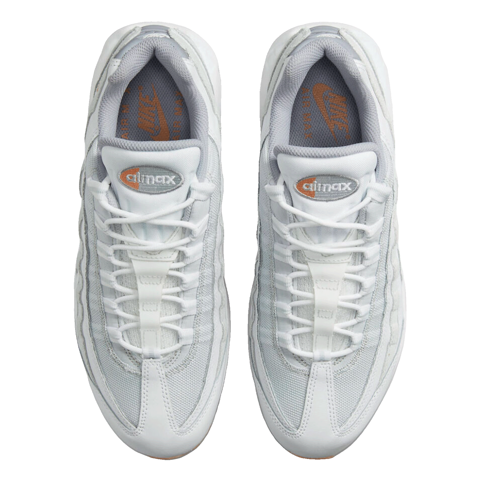 Nike Air Max 95 Pure Platinum Hot Curry Oben