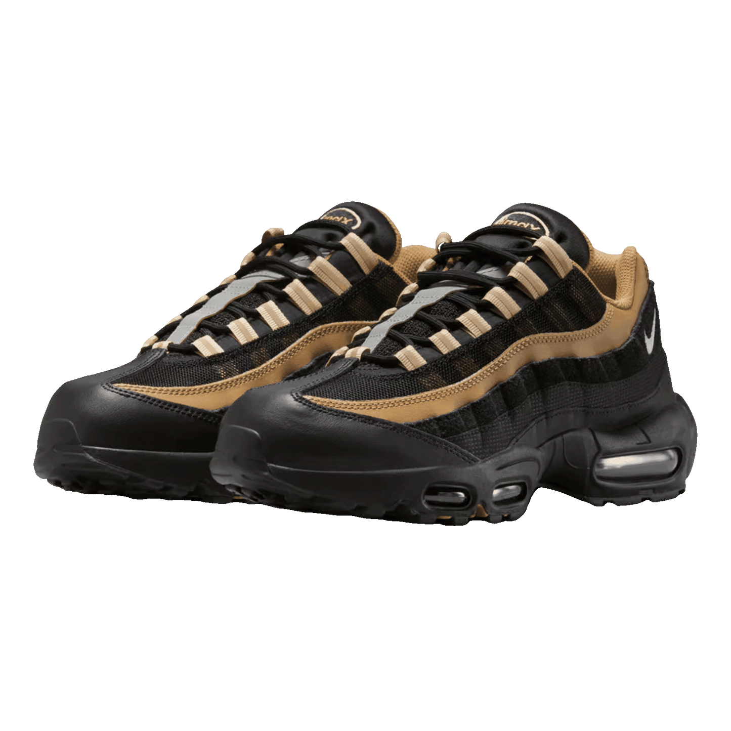 Nike Air Max 95 Recraft Black Elemental Gold (GS) Side