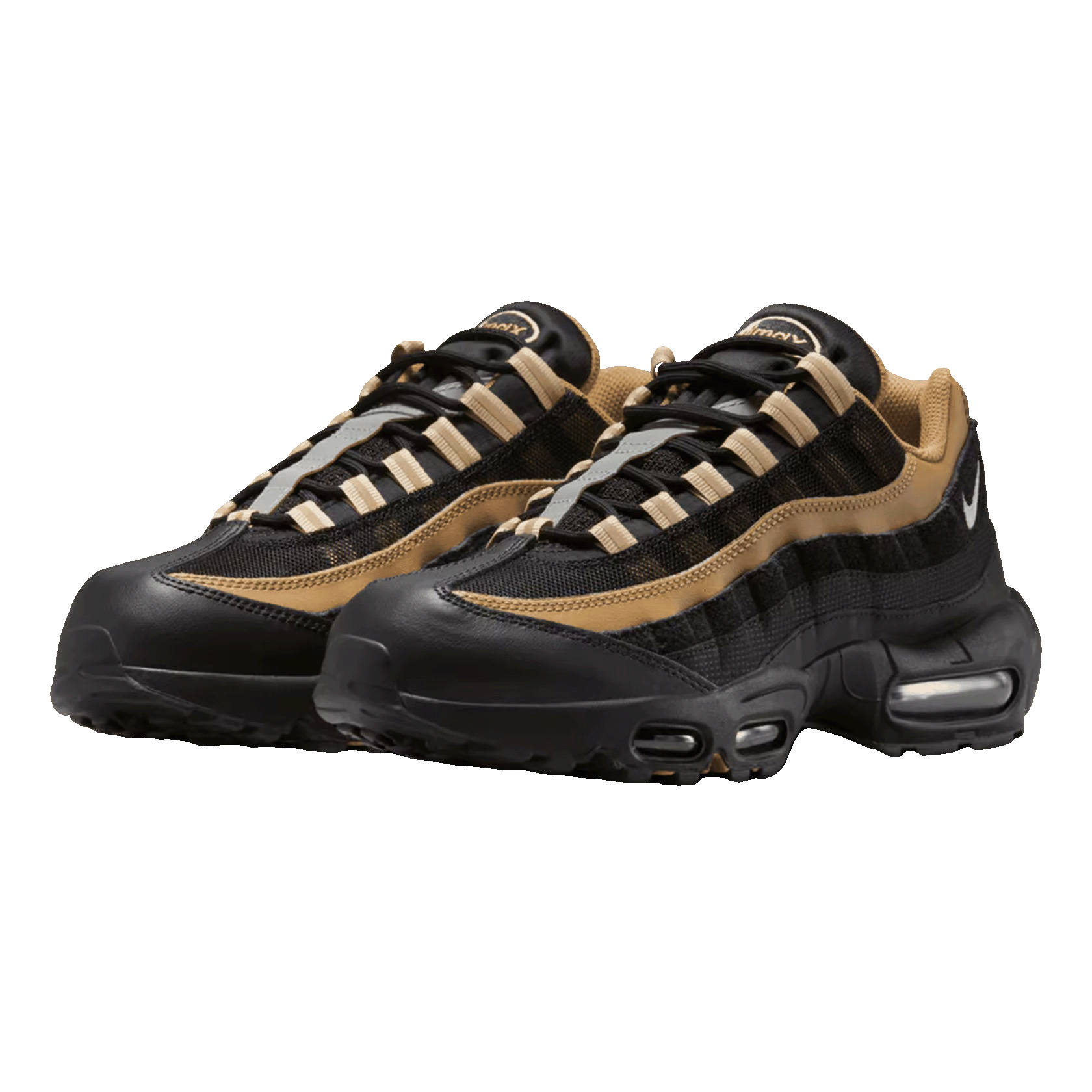 Nike Air Max 95 Recraft Black Elemental Gold (GS) Side