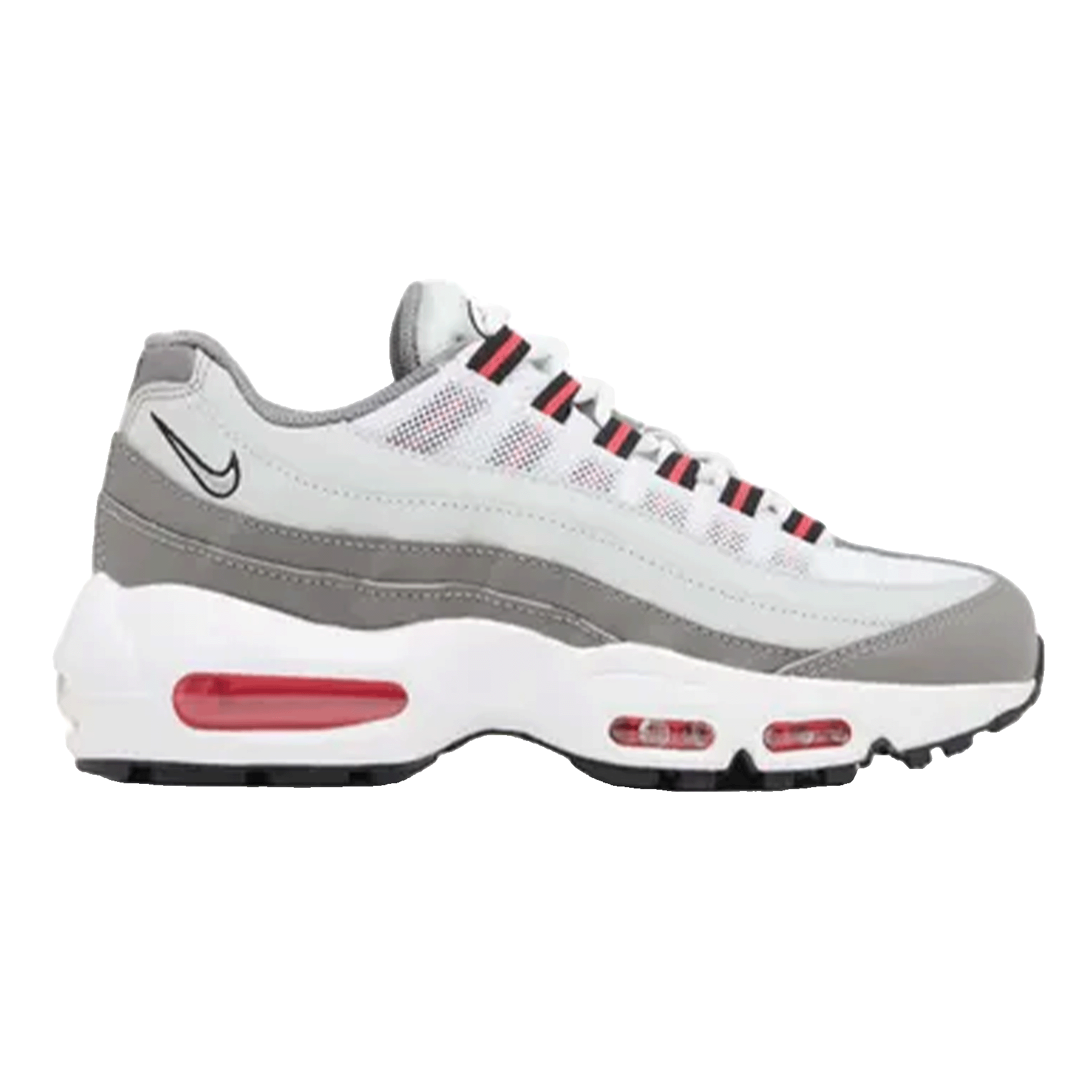 Nike Air Max 95 Recraft Flat Pewter Red (GS) Side