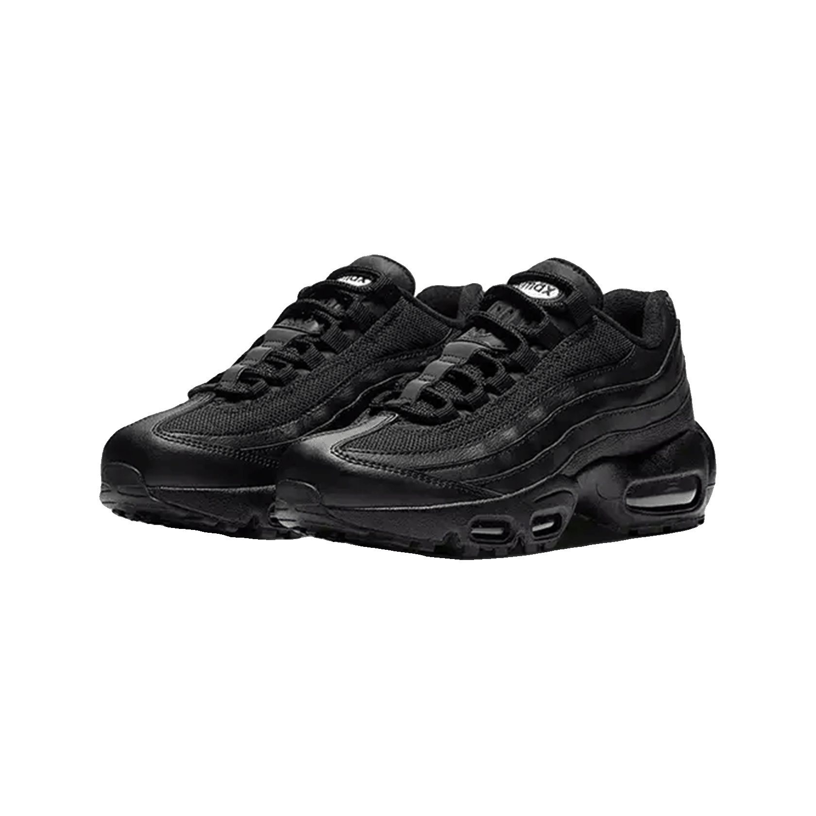 Nike Air Max 95 Recraft Triple Black (GS) Side