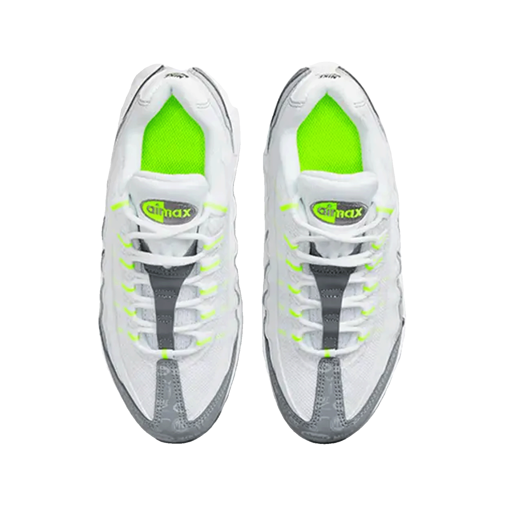 Nike Air Max 95 Recraft White Grey Volt (GS) Oben