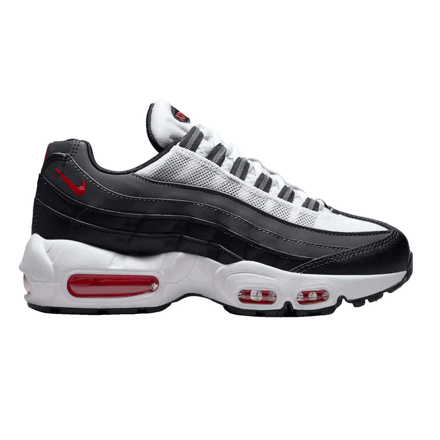 Nike Air Max 95 Recraft White Iron Grey University Red (GS)