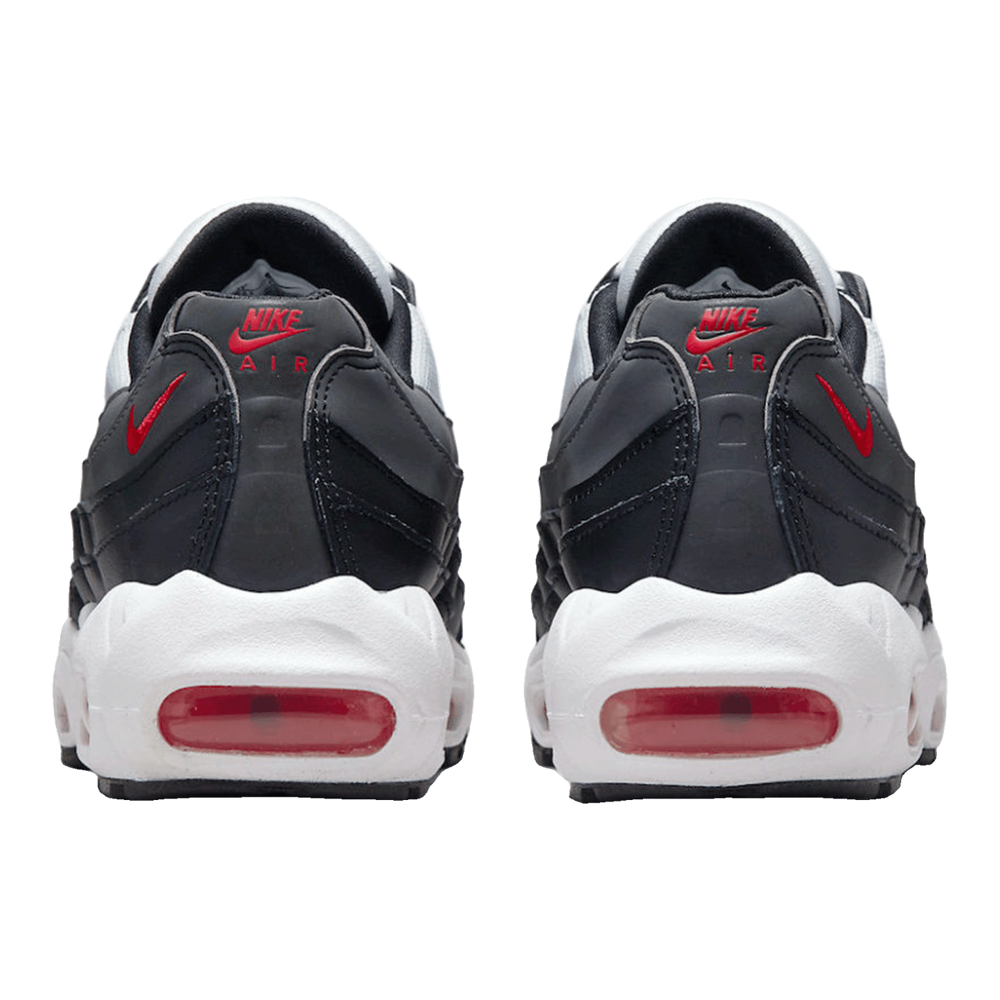 Nike Air Max 95 Recraft White Iron Grey University Red (GS) Back