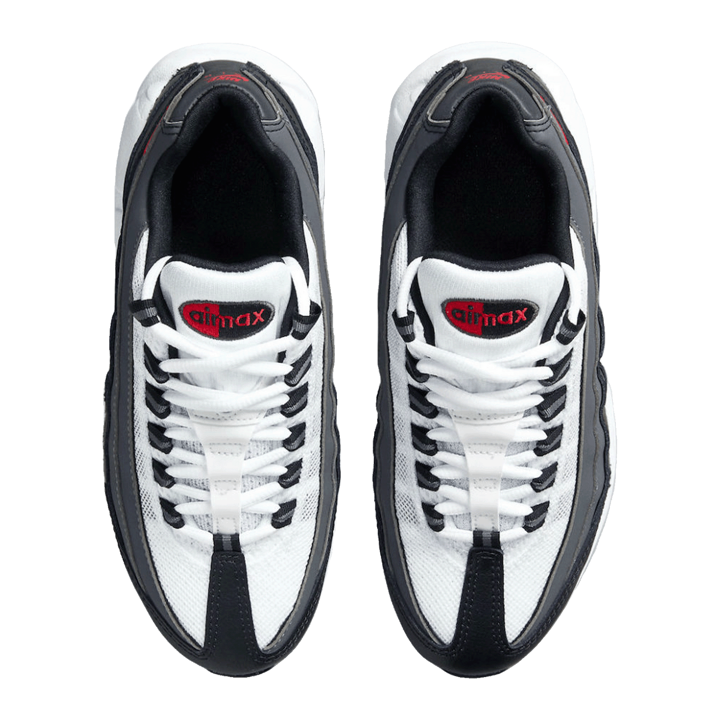 Nike Air Max 95 Recraft White Iron Grey University Red (GS) Oben