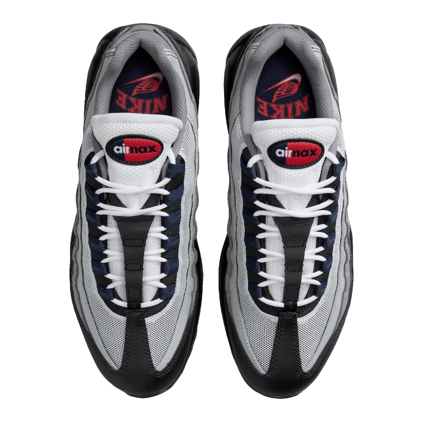 Nike Air Max 95 Track Red Smoke Grey Oben