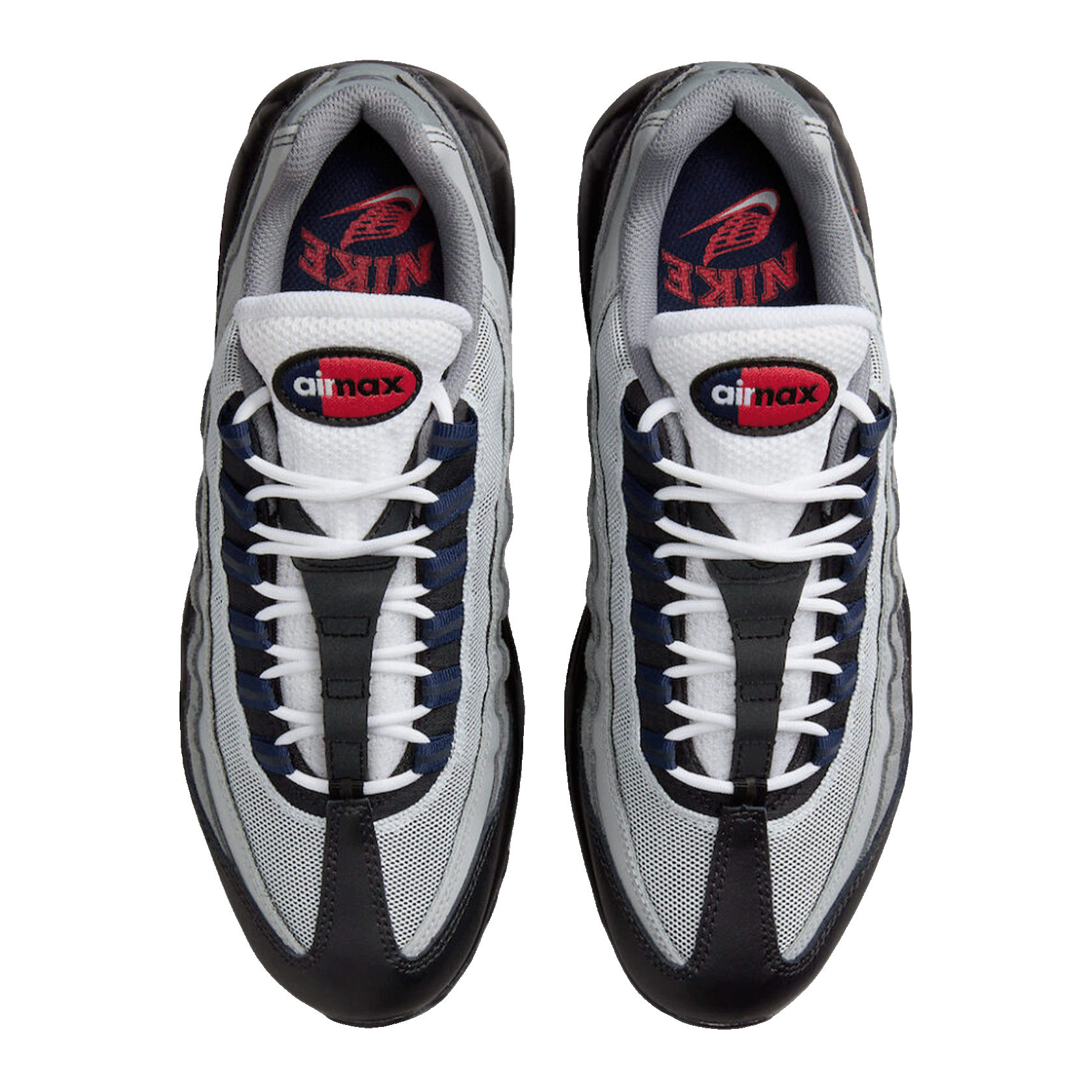 Nike Air Max 95 Track Red Smoke Grey Oben