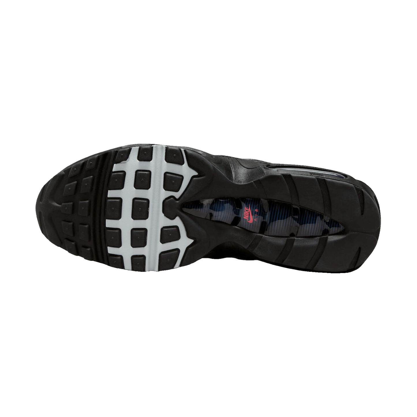 Nike Air Max 95 Track Red Smoke Grey Sohle