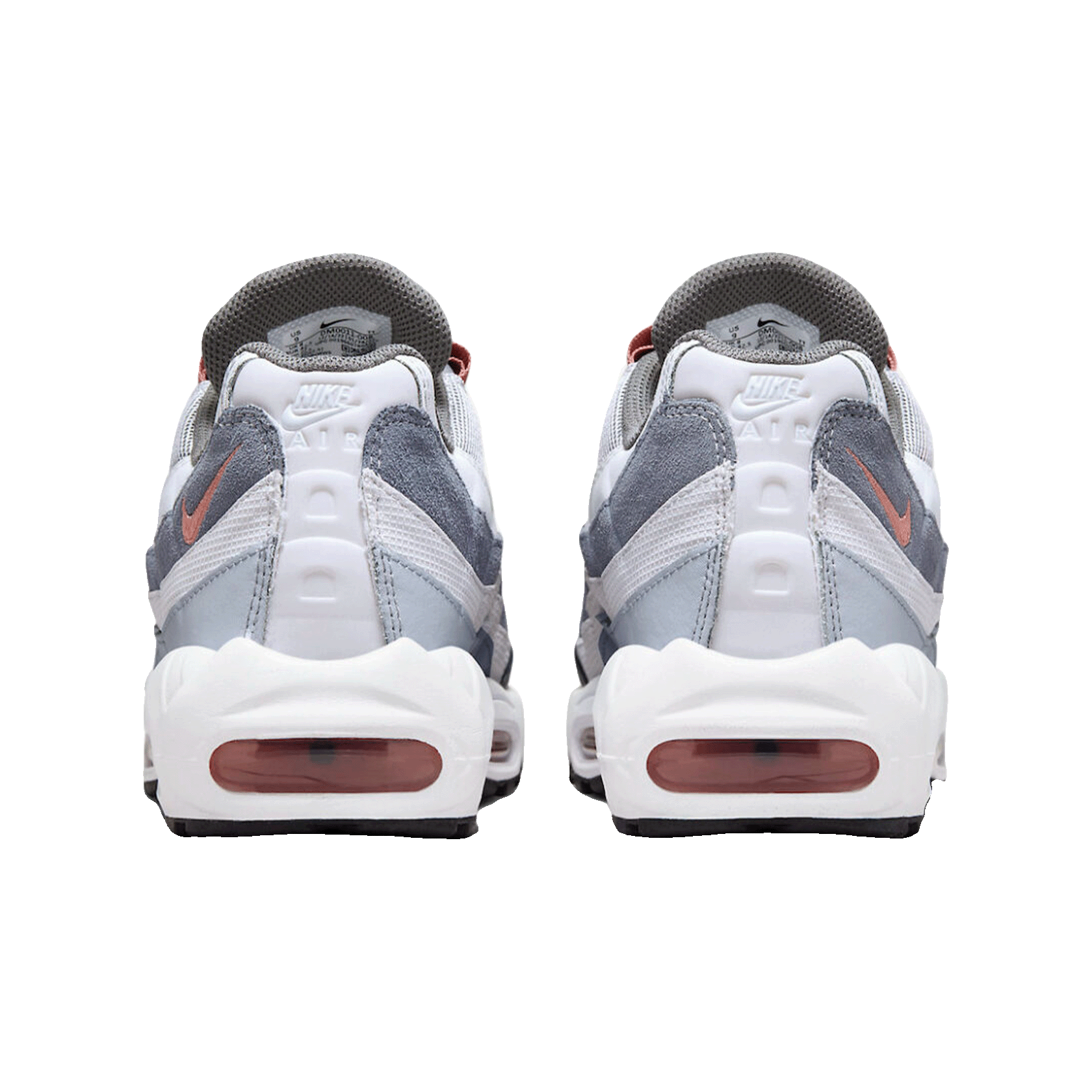 Nike Air Max 95 Vast Grey Red Stardust Back