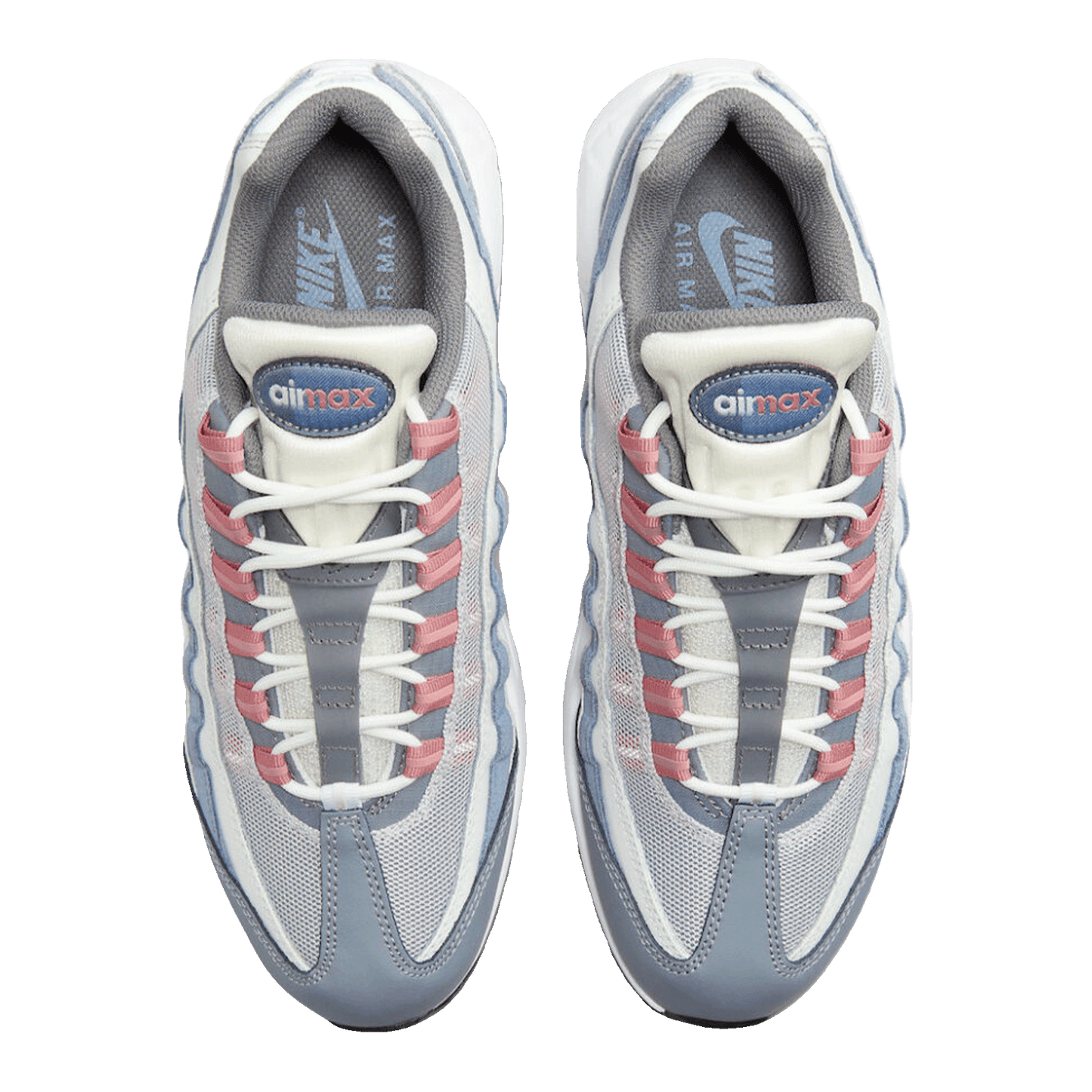 Nike Air Max 95 Vast Grey Red Stardust Oben