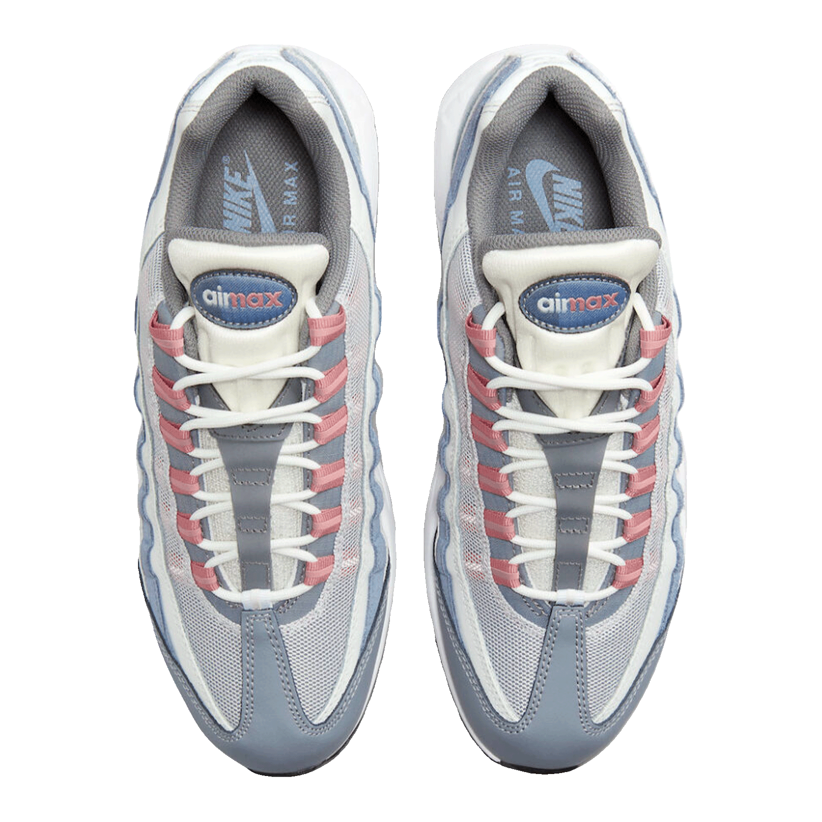 Nike Air Max 95 Vast Grey Red Stardust Oben
