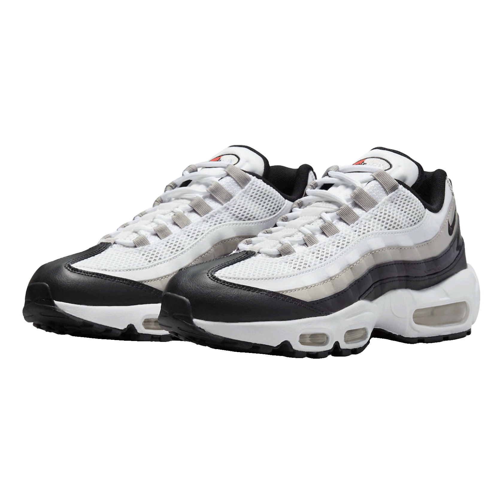 Nike Air Max 95 White Light Iron Ore Black Patent (W) Side