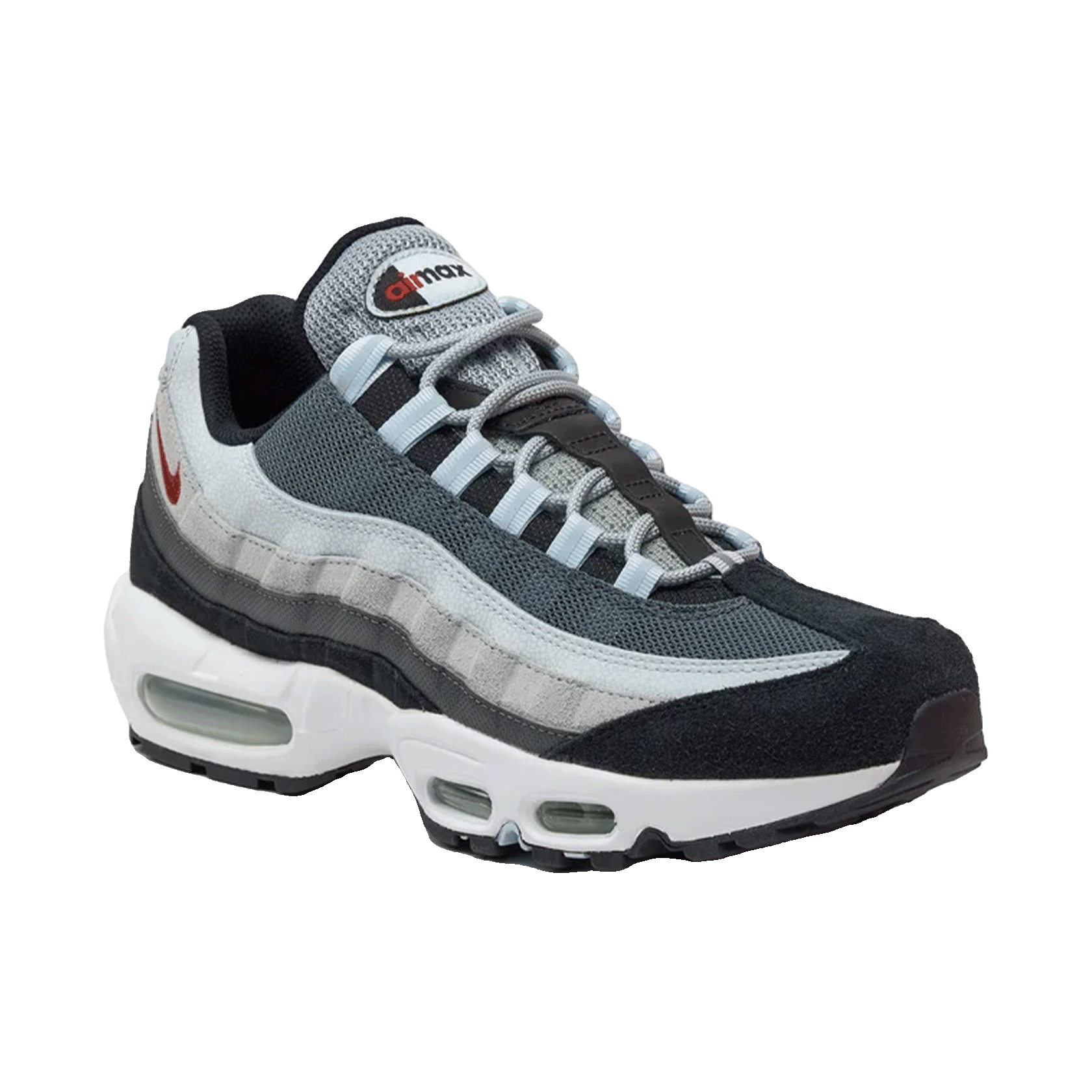 Nike Air Max 95 Wolf Grey Rugged Orange Side