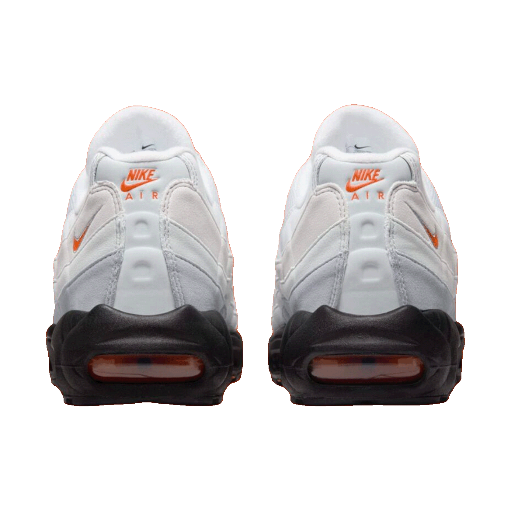 Nike Air Max 95 Wolf Grey Safety Orange Pure Platinum Back
