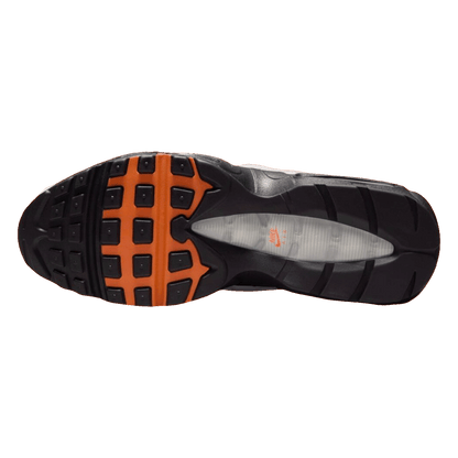 Nike Air Max 95 Wolf Grey Safety Orange Pure Platinum Sohle