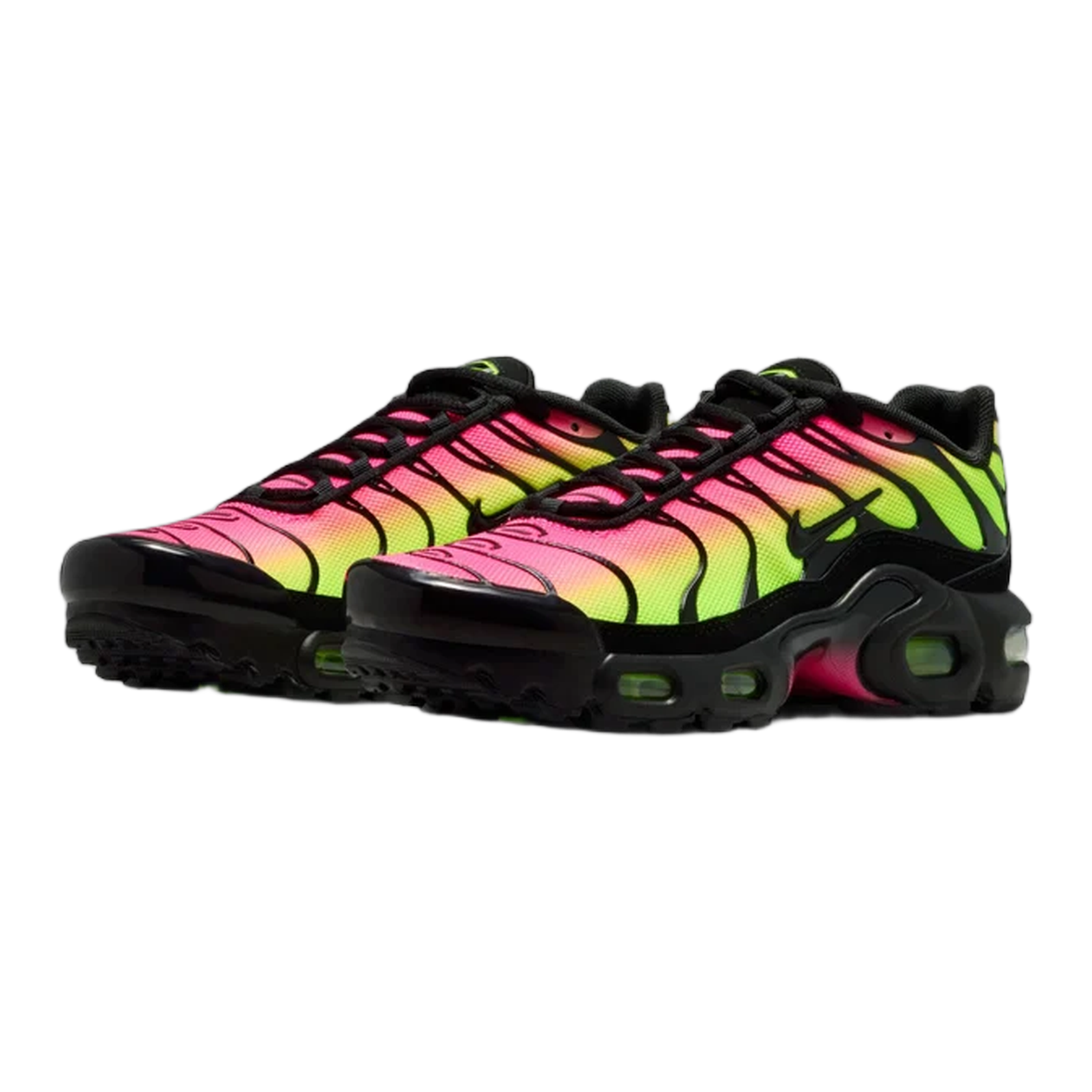 Nike Air Max Plus Black Hyper Pink Volt (GS) Side CD0609-043